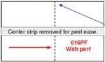 IDEALSEAL Postage Meter Tape with Perf Compare to PB 612-0, 612-7, 612-9, 620-9 Neopost 7449704, PC2N Hasler 9004080, 6" L x 4" H Tape, 600 Labels per Box