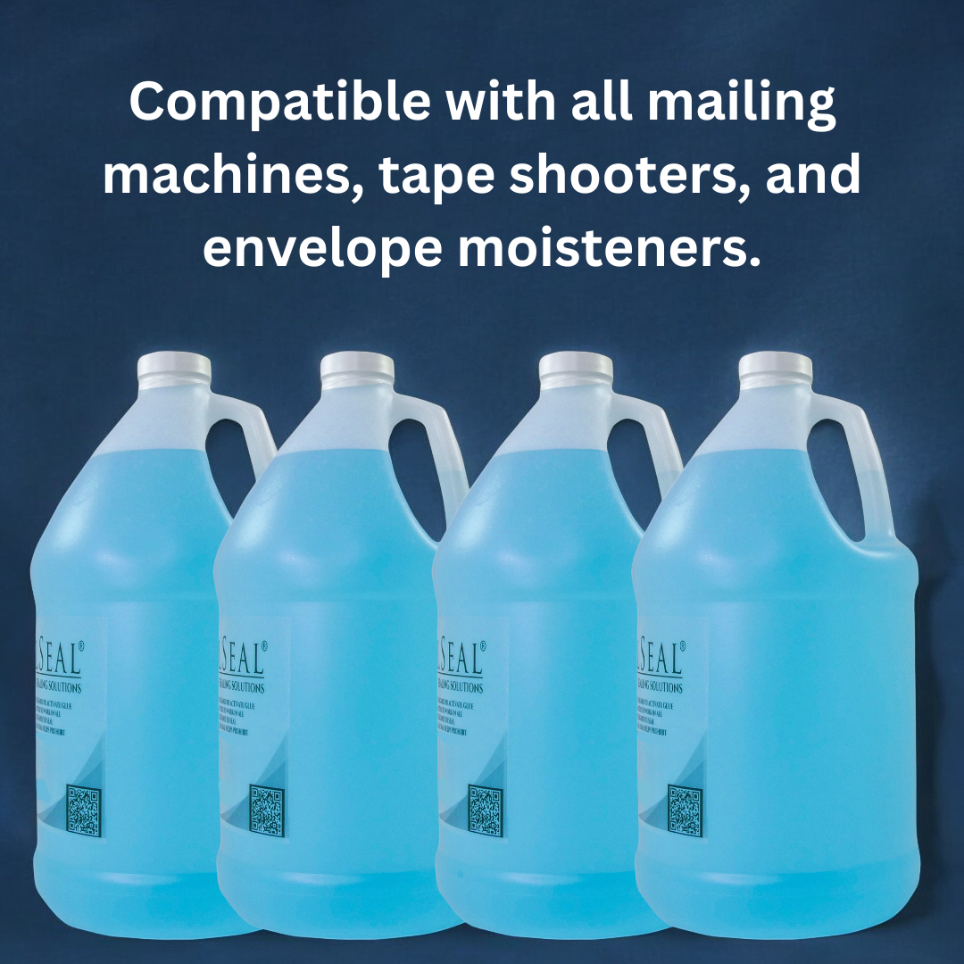 Sealing Solution Gallon with Pump (IDS-128 Blue) - 4 Pack Ideal Seal