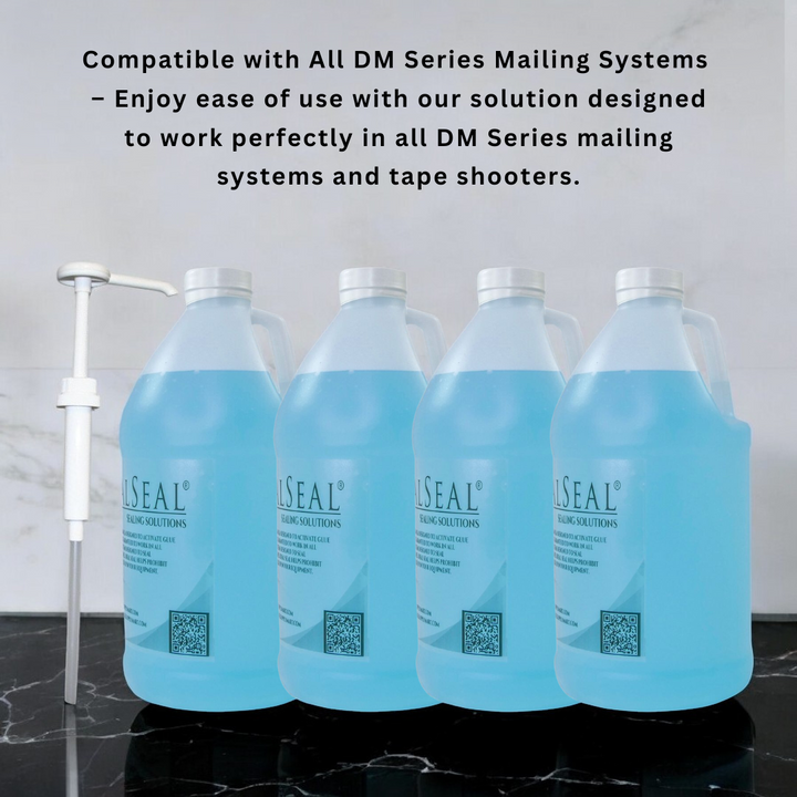 Sealing Solution Half Gallon with Pump (IDS-64 Blue) - 4 Pack