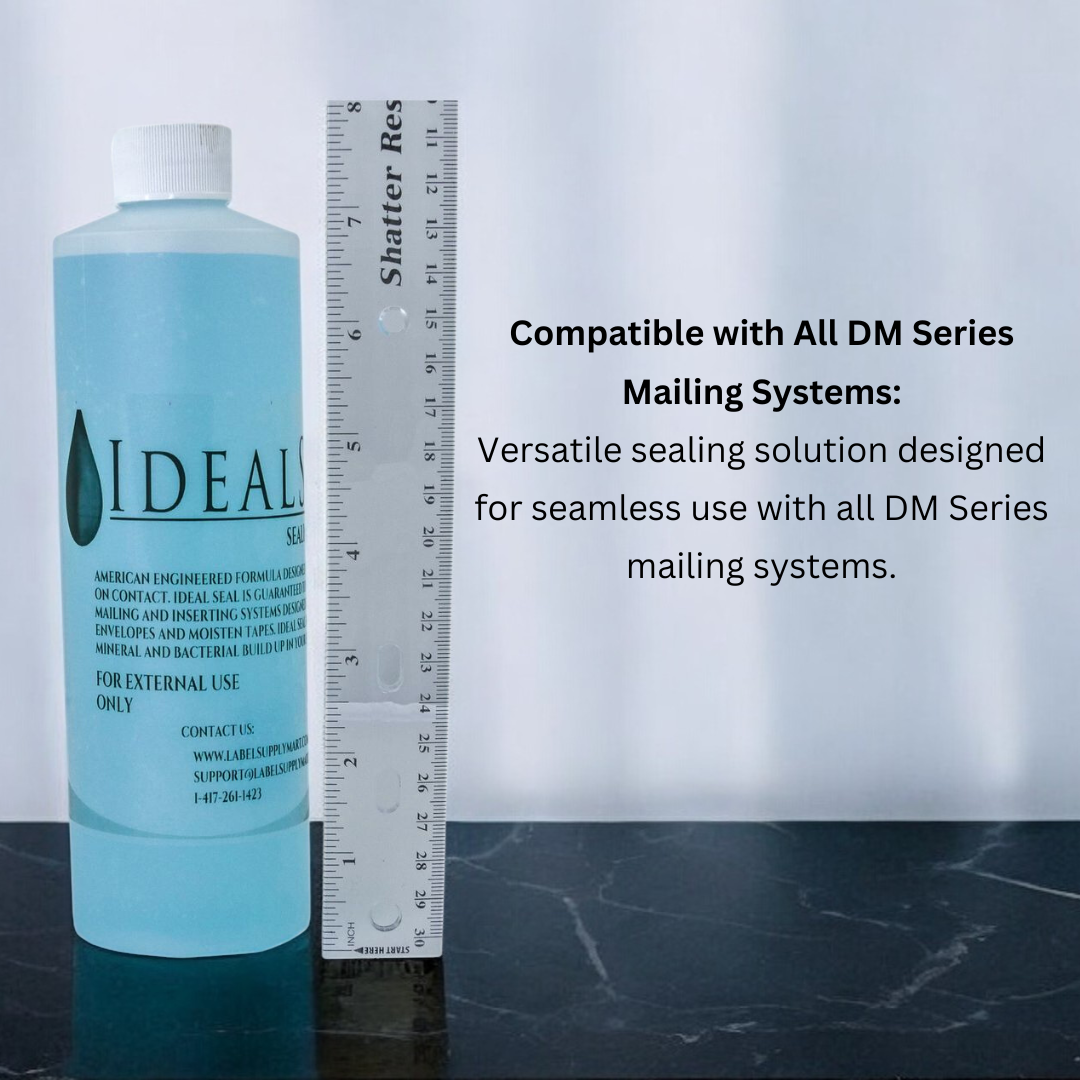 Preferred Postage Supplies One Pint (16 oz Total) of Sealing Solution DM Series Mailing Systems