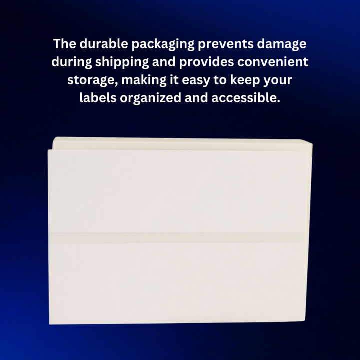 Box of 300 Double Postage Meter Tapes 5 1/4 x 3 1/2 Compares to PB 612-0, 612-7, 612-9 & 620-9 Postage Meter Tape 05204 Two labels Per Sheet (1 Pack)