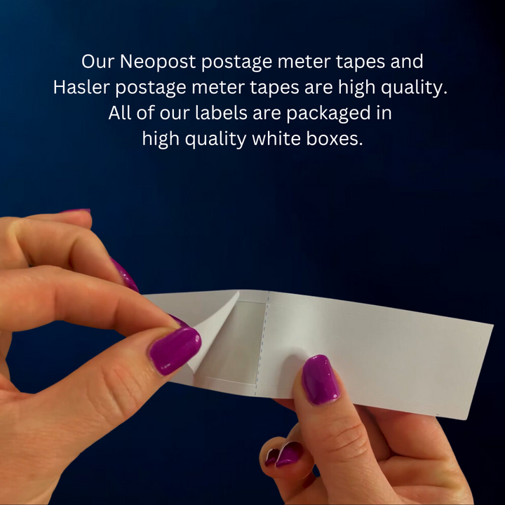 Preferred Postage Supplies Neopost Postage Meter Tapes Double Strip Tape 7" x 19/16"Neopost7465593/PT2N03/PT2N12 Hasler 9004020/PT2H03 Ultra