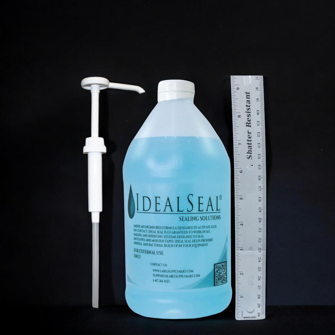 Compatible Replacement for PB 608-0 E-Z Seal Sealing Solution Genuine Compatible Preferred Postage Supplies Half Gallon (64 oz) of Sealing Solution DM Series Mailing Systems