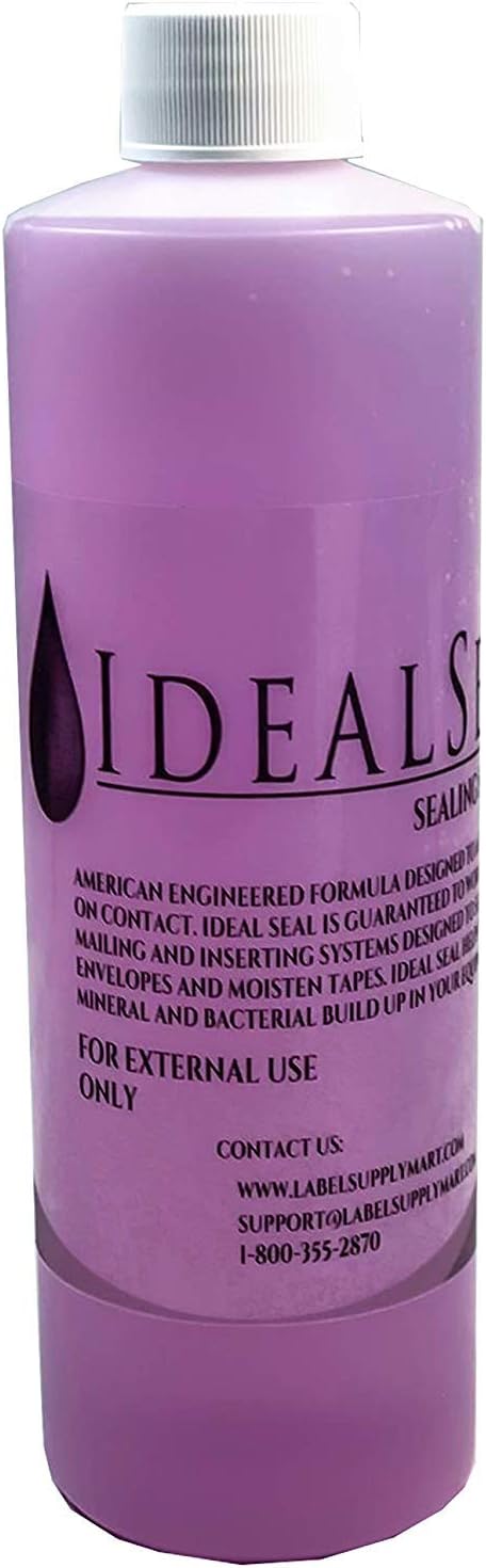 IDEALSEAL One Pint (16 oz Total) of Sealing Solution DM Series Mailing Systems, Purple