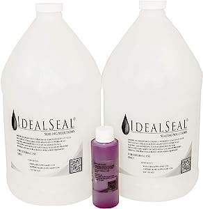 IDEALSEAL 1 Bottle 4 Oz. Plus 2 Empty Gallon Jugs of Concentrated High Quality Sealing Solution Makes 2 Gallons Compare to PB EZ Seal ((1) 4oz Purple Concentrate+2 Empty jugs)
