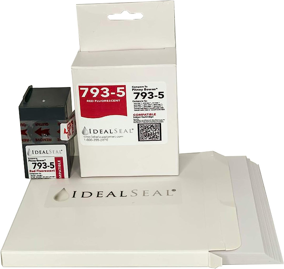 PB Compatible 793-5 Red Ink Cartridge for P700, DM100i, DM125i, DM150i, DM175i, DM200L, DM225 Postage Meters