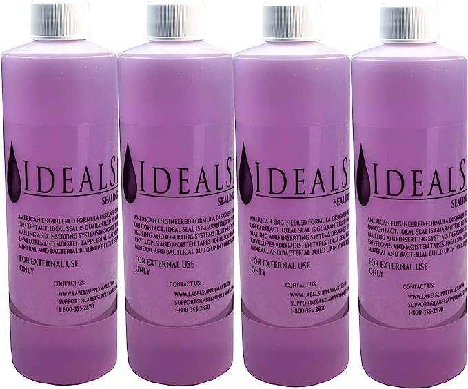 IDEALSEAL One Pint (16 oz Total) of Sealing Solution DM Series Mailing Systems (4)