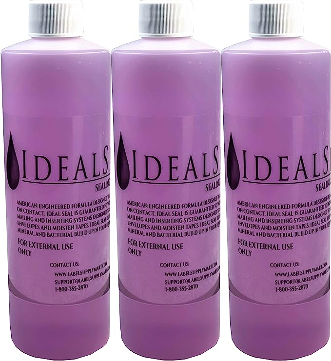 IDEALSEAL One Pint (16 oz Total) of Sealing Solution DM Series Mailing Systems (3)