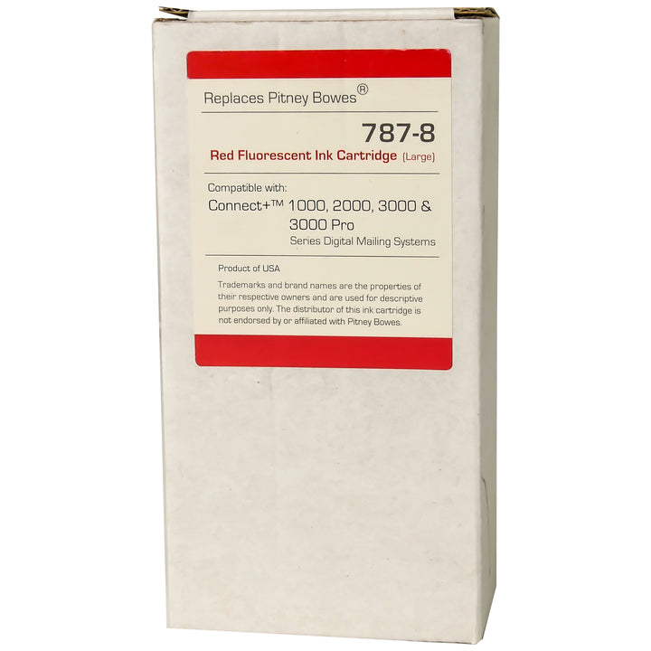 (Item #787-8)  Red Ink Cartridge (Large) for SendPro™ P / Connect+® Series Mailing Systems