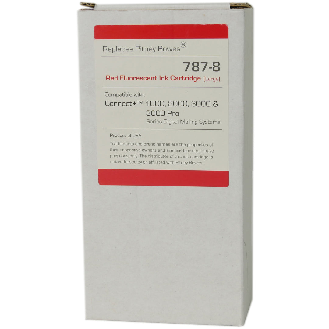 (Item #787-8)  Red Ink Cartridge (Large) for SendPro™ P / Connect+® Series Mailing Systems