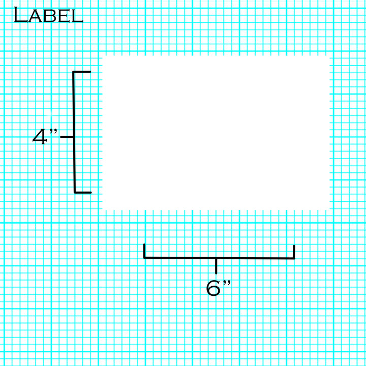 4" x 6" (220 Labels/Roll) Compatible Labels For: Dymo 1744907 4XL