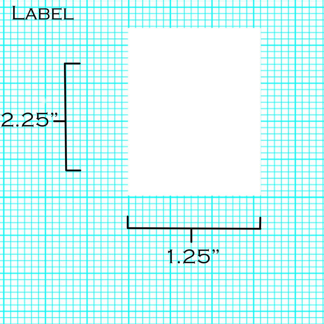 2.25" x 2" (730 Labels/Roll)