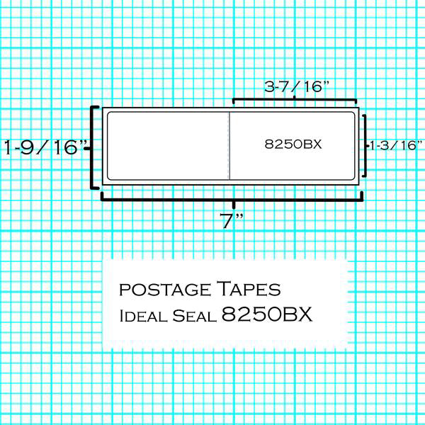 (PT2N12/PT2H12) - Double Strip Postage Labels Pack of 1000 (8250-4)