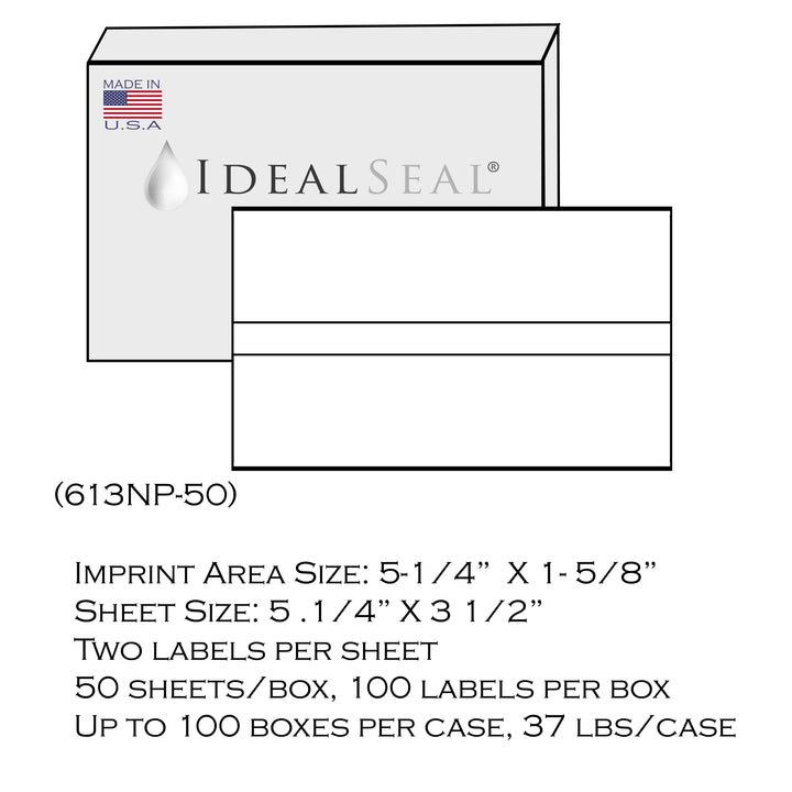 (BT1N/PC2H) - Neopost/Hasler Postage Sheets (50pk) (613NP-50)