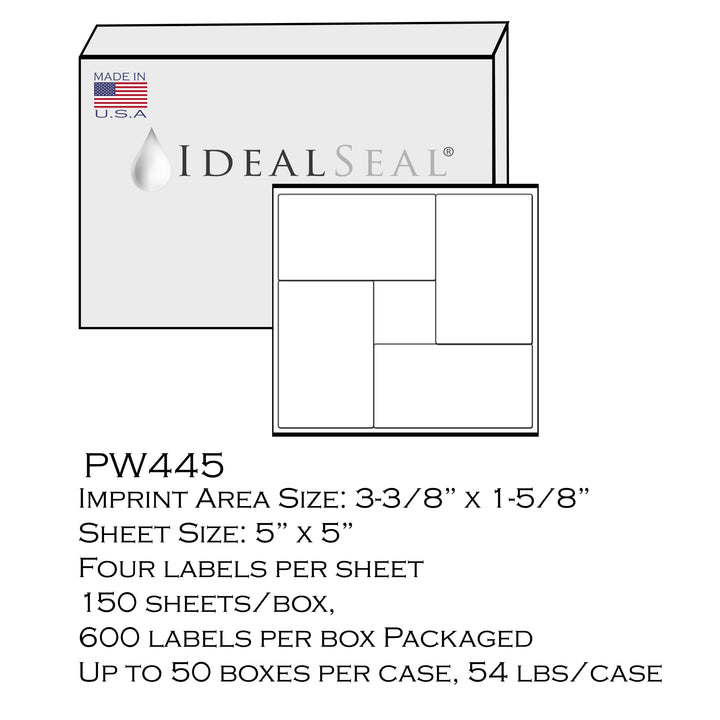 (7465252/9004570) - 4 Label Postage Sheets (445-50)